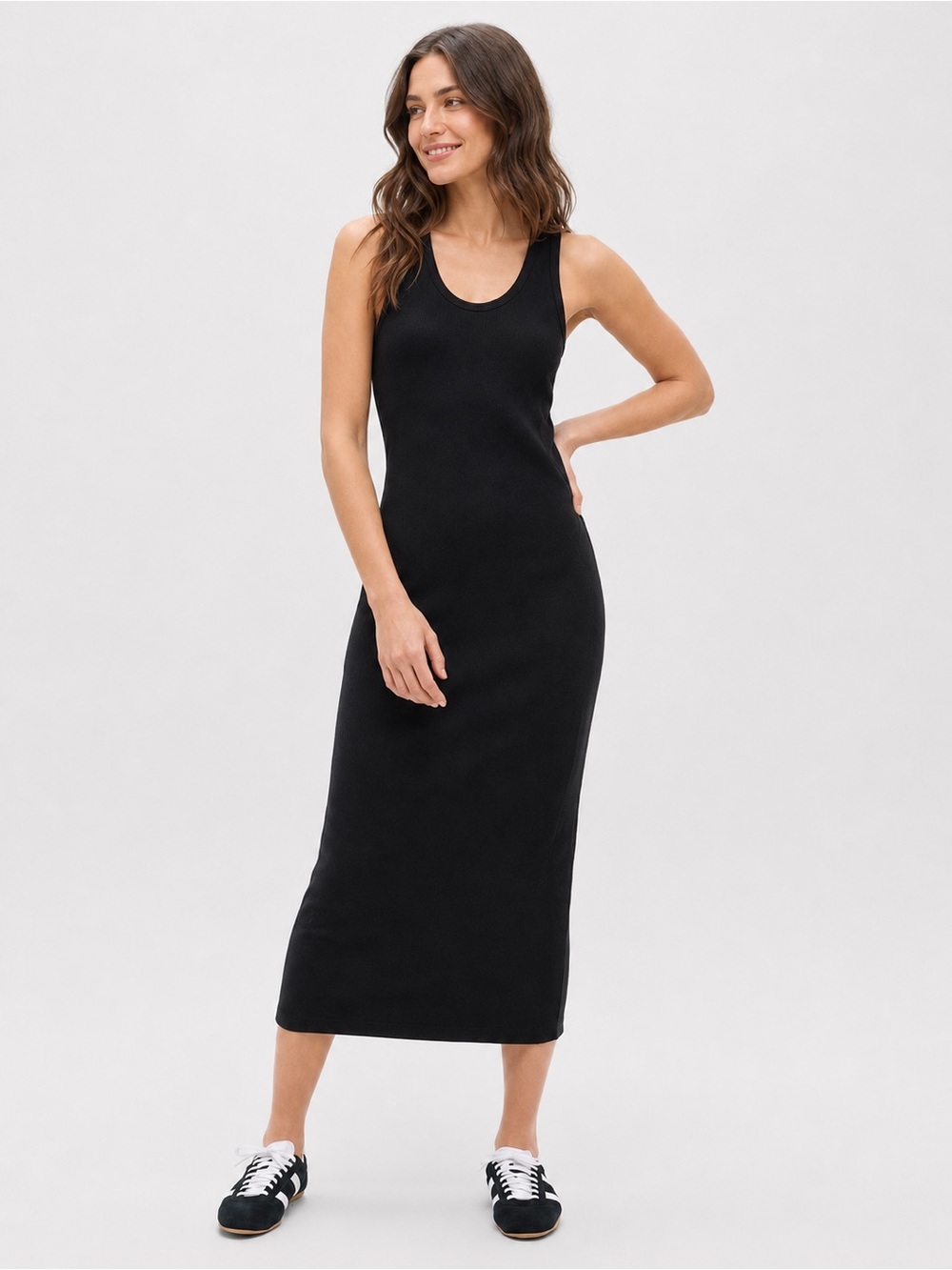 🌸Athleta Merino Wool River Rib Sweater Dress size XLT Athleisure Casual Preppy